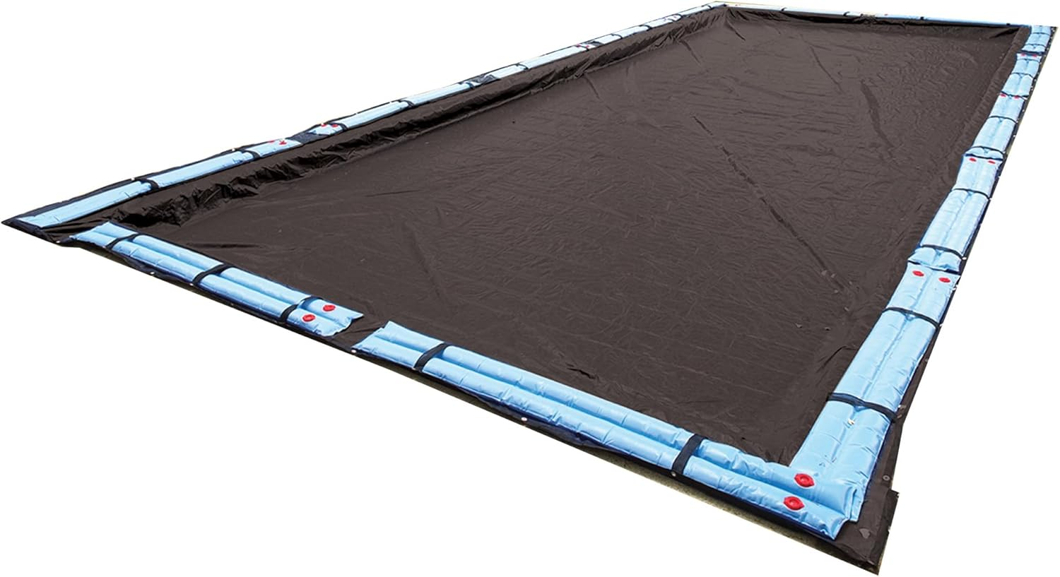 Blue Wave BWC744 Bronze 8-Year 16-Ft X 24-Ft Rectangular in Ground Pool Winter Cover,Dark Navy Blue image number 1