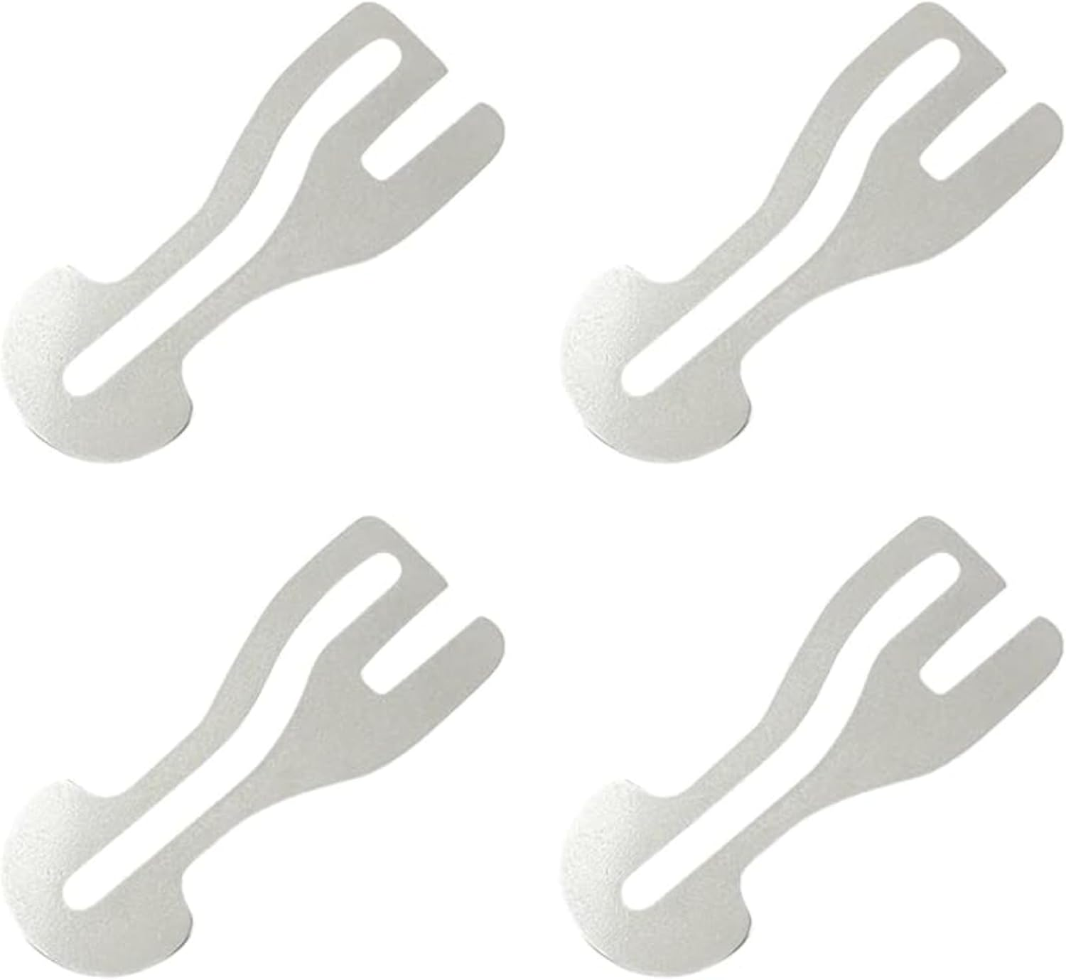 4Pcs Stainless Steel Shopping Trolley Token Remover &ndash; Portable Keychain Coin Replacement for Shopping Cart Unlock &ndash; No Coin Needed, Keyring Included image number 1