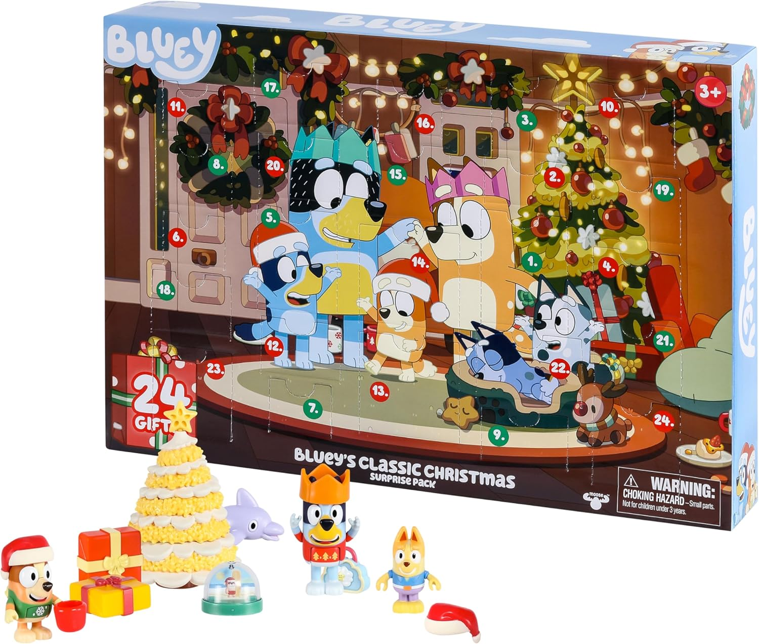 Bluey'S Exclusive Advent Calendar Pack. Open the Packaging to Find a Bluey Surprise Each Day for 24 Days Including Exclusive Figures! | Amazon Exclusive