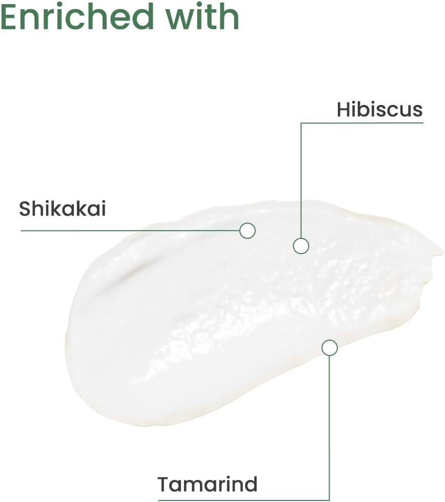 Earth Rhythm Conditioning Hair Butter Mask with Shikakai, Hibiscus & Tamarind for Dry & Damaged Hair | Shiny, Silky & Smooth Hair | Men & Women | Sulphate & Paraben Free | - 100 Ml image number 2