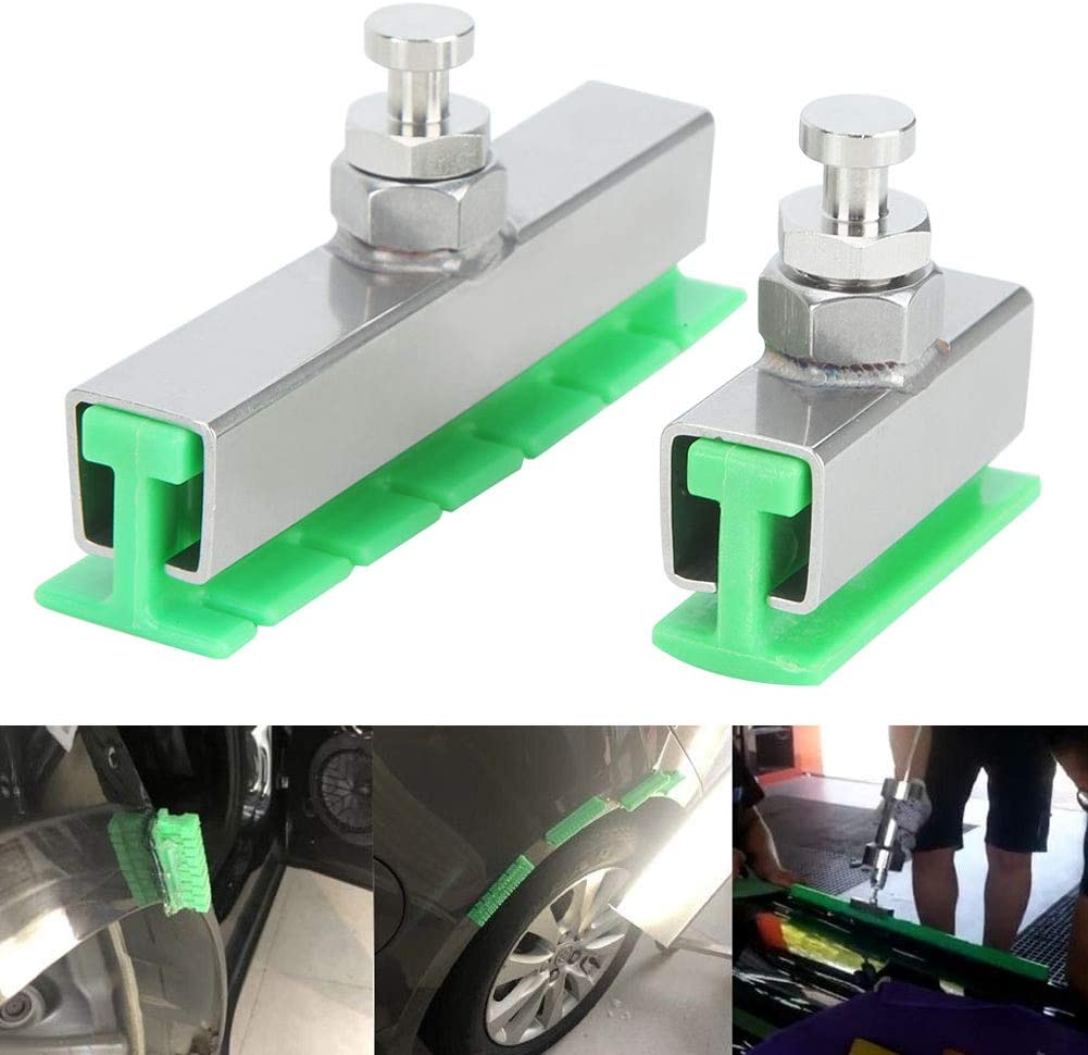 Auto Body Paintless Dent Repair Tool, 6Pcs Slide Tool Metal Furniture Car Paintless Dent Hail Lifter Repair Removal Tool image number 1