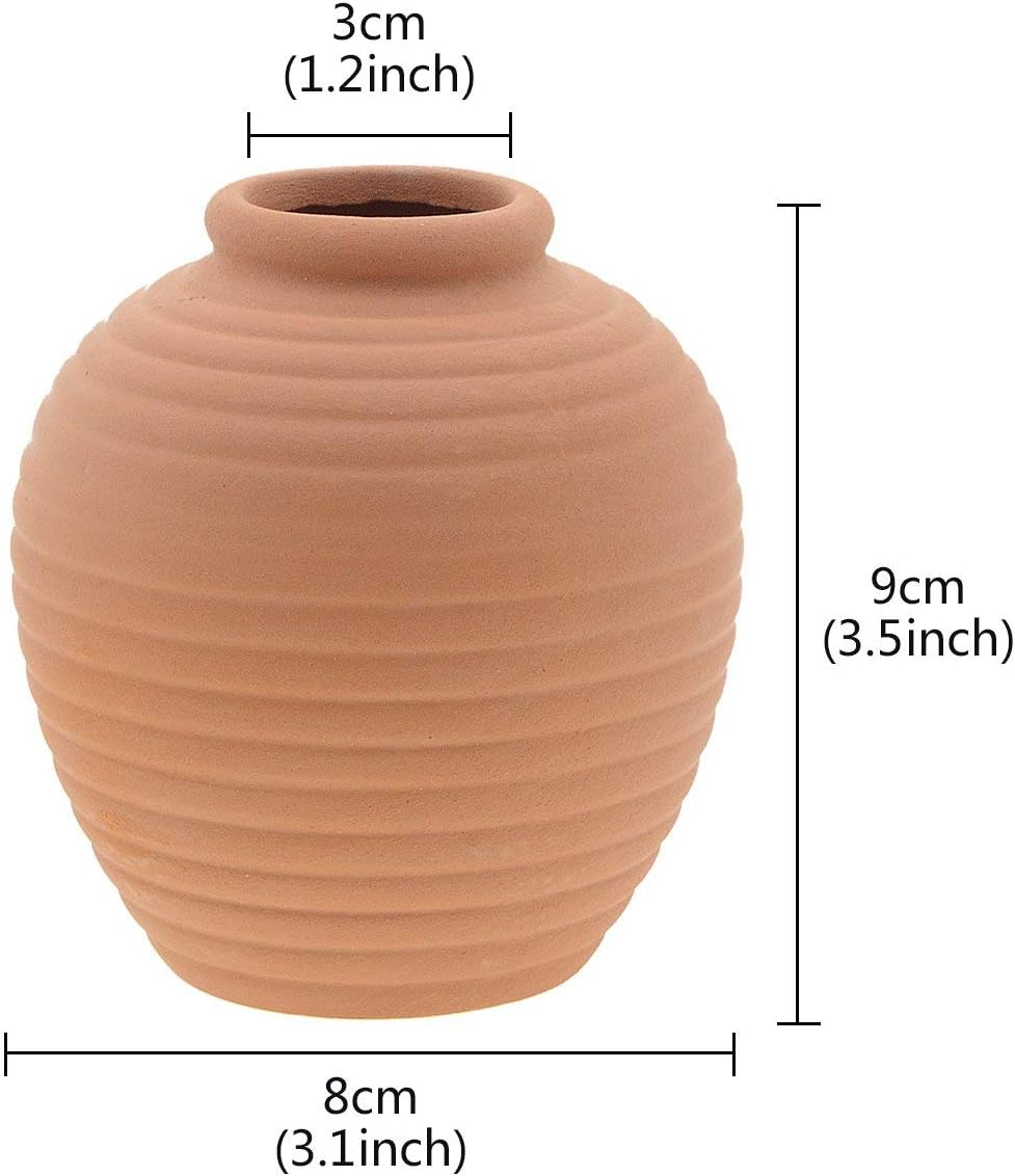 Saim Ceramic Jar Aquarium Decorations Fish Tank Cave Breeding Cones Cave Fish Tank Ornaments for Betta Fish Amano Shrimp Cichlid Bonsai to Play Hide and Rest Yellow image number 3