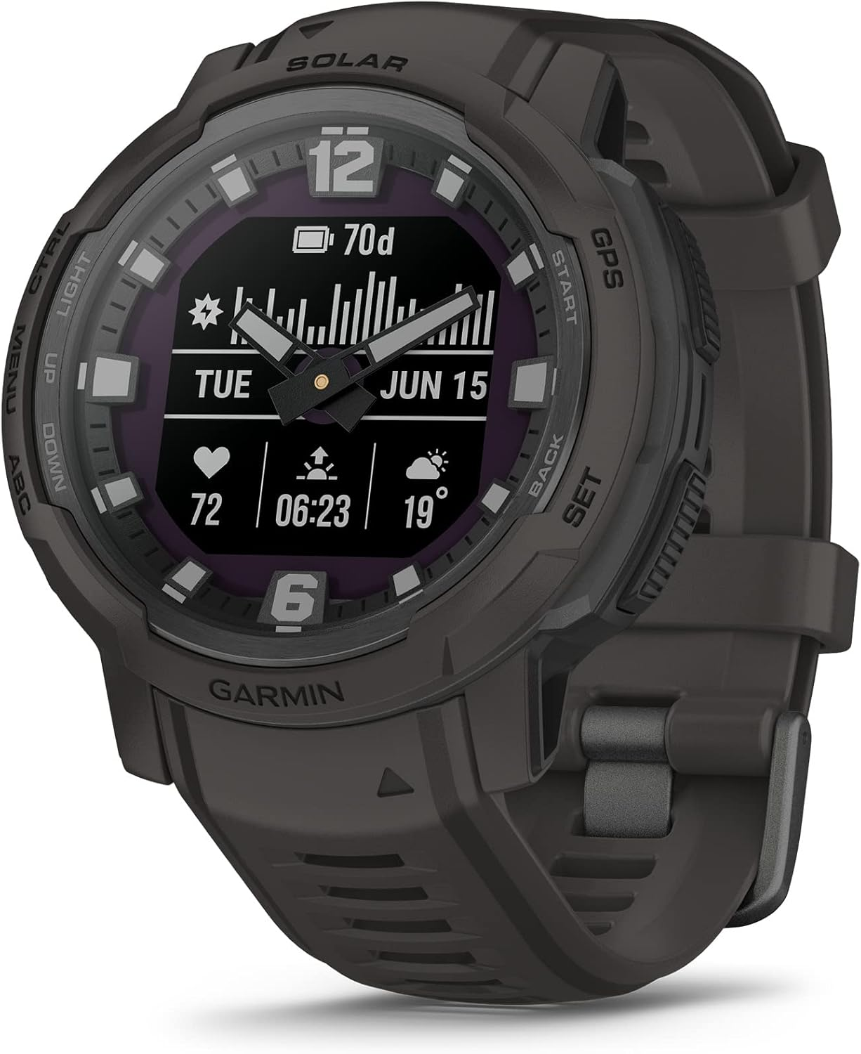 Garmin Instinct&reg; Crossover, Solar Smartwatch, Tidal Blue