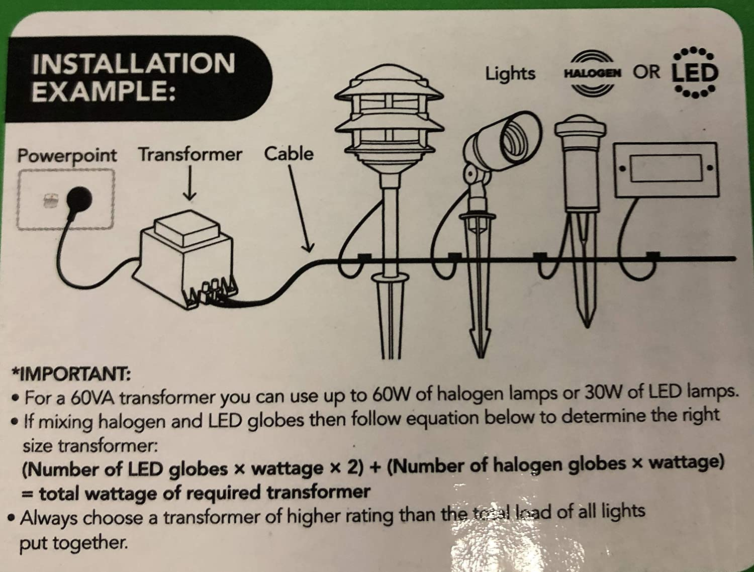 HPM 12V 10W Halogen Mini Garden Spotlight Black image number 4