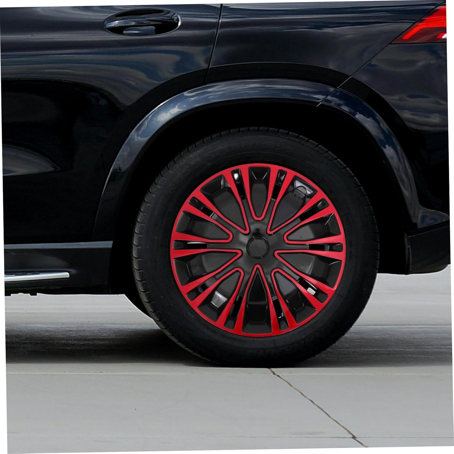 BELLIFFY 14-Inch Universal Wheel Hub Caps Two-Tone Decorative Hubcap Covers for Car SUV Truck Wheel Rim Protection image number 2