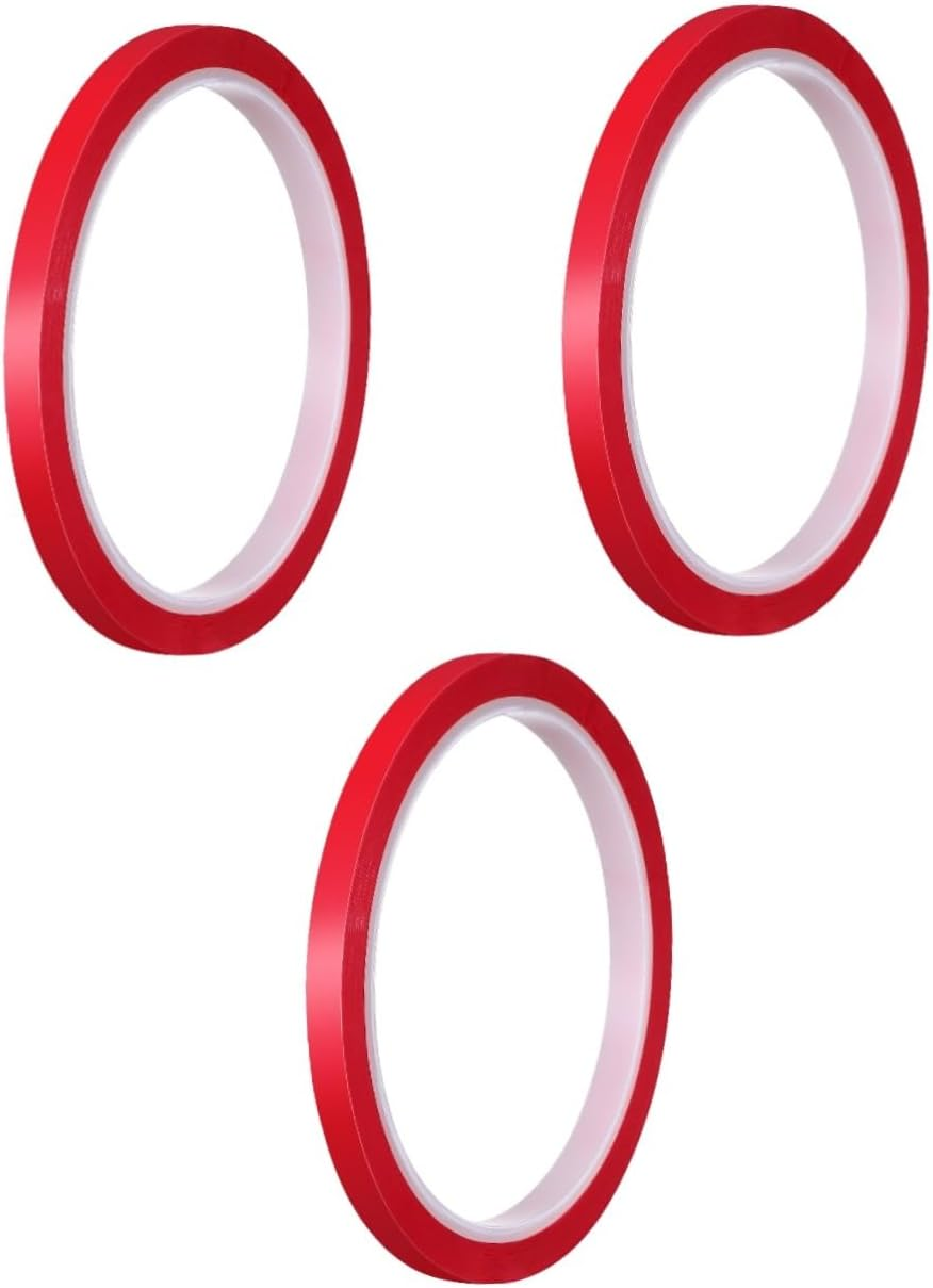 STOBOK 3Rolls Rug Tape Auto Trim Adhesive Decorative Car Tape Matte Strong Hold No Mark Removal