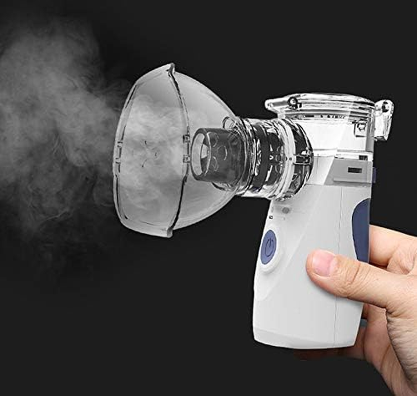 Portable Steam Inhaler Home Humidifier, Mini Vaporizer for Travel, Hand - Held Silent Compression Sonic Atomizer for Children Adult