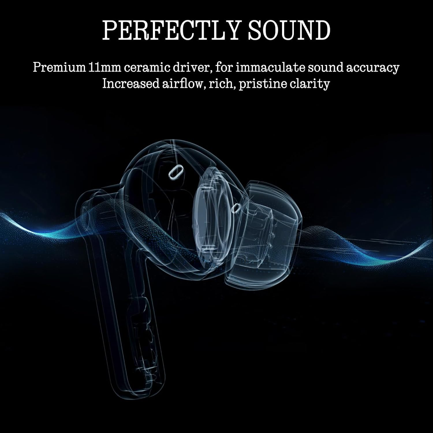 Nothing Ear Wireless Earbuds with Chatgpt Integration, Smart ANC Headphones, Hi-Res Audio with LDAC & LHDC, 11Mm Dynamic Bass Boost, 40.5H Playtime, 6 Mics for Calls Bluetooth Earphones, White - White image number 6