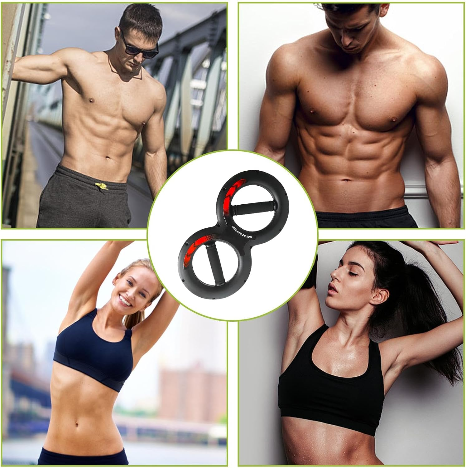 Burn Machine - Forearm Trainer Burn Machines, Forearm Hand Muscle Trainer | Adjustable Resistance Twist Arm Trainers, 360 Degree Rotating Grips Equipment for Forearm Trainer Boxing image number 1