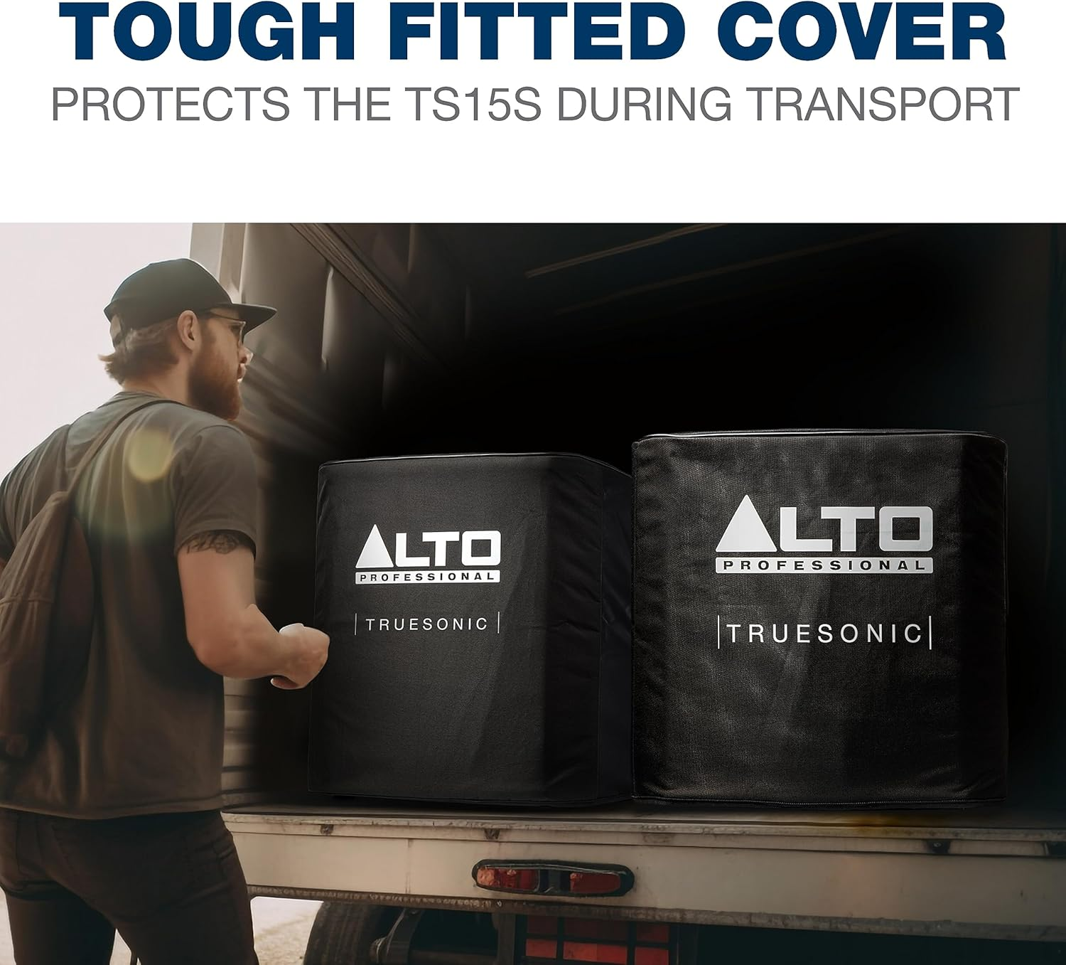 Alto Professional TS15S Cover - Durable Slip-On Cover for TS15S Powered Subwoofer with Nylon Lining Construction and Handle Access image number 6