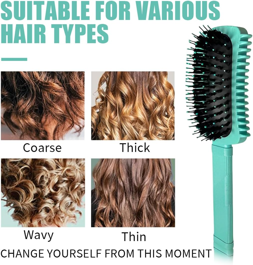 JAWUZ Curl Defining Brush, 2025 Improved Curly Hair Brush, Hair Brush Curls, Versatile Curling Brush, Curl Brush for Women, Curly Hair, Hair Care (Green) image number 2