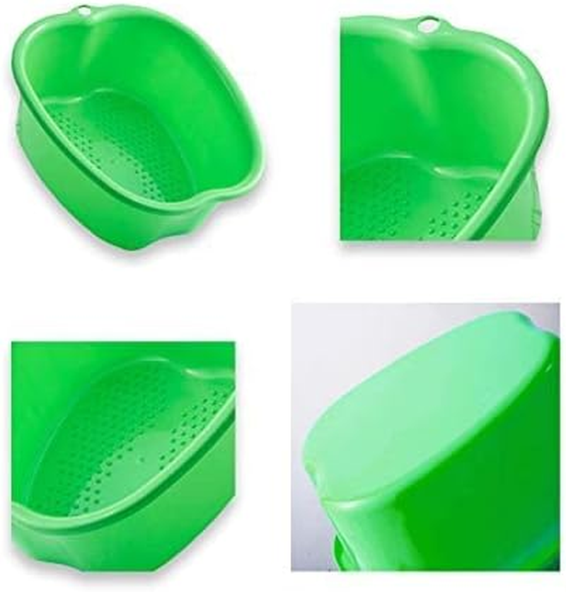 AXLOFO&reg; Large Foot Soaking Bath Basin, Plastic Tub, Massage Bucket for Dead/Old Skin Removal (Greenbasin) image number 6