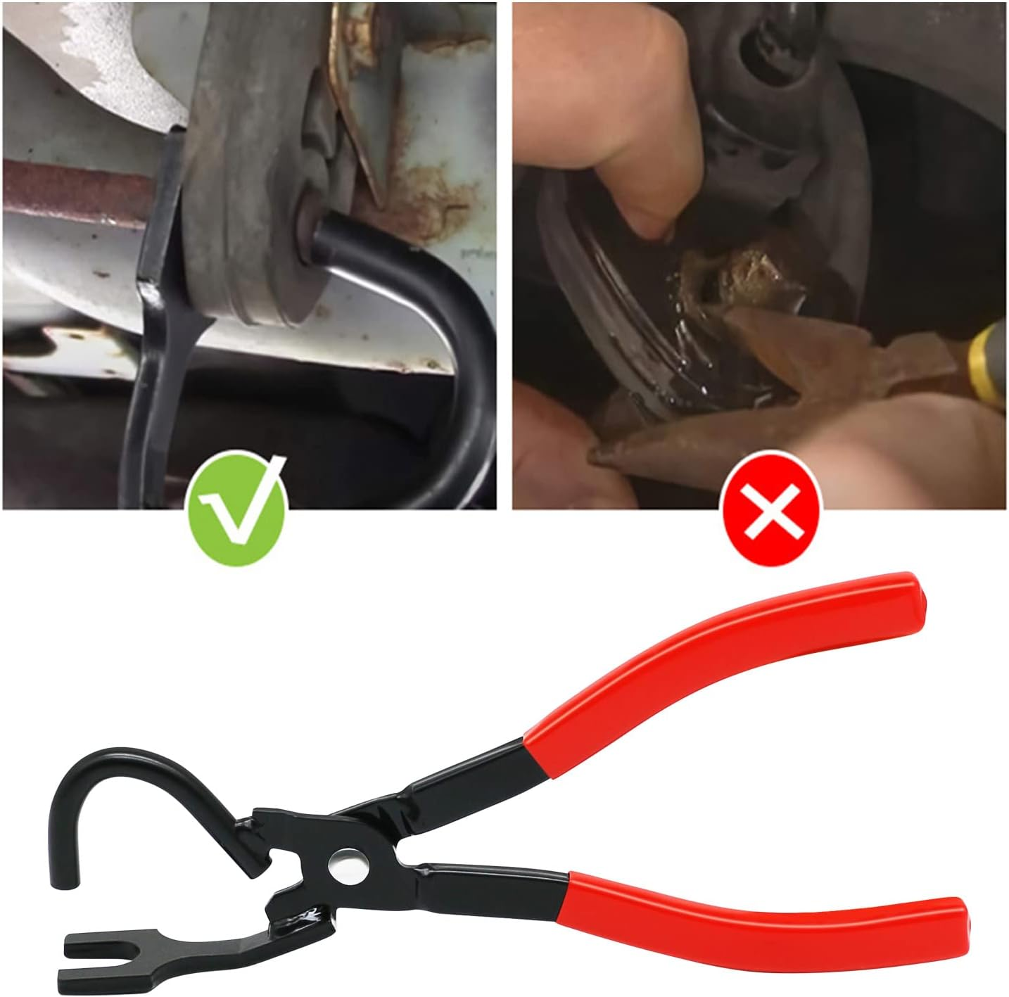 Exhaust Hanger Removal Tool-Exhaust Hanger and Rubber Bracket Separation Exhaust Pliers-Compatible with All Exhaust Rubber Hangers&hellip;