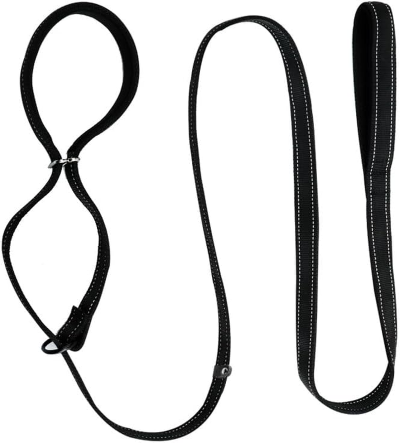 Sarini Dog Lead in the Shape of 8, Adjustable, 1.8 M, with Soft Grip and Padding, Anti-Pull Dog Lead, Suitable for Training Small, Medium and Large Dogs, Bissimitation Dog Lead image number 6