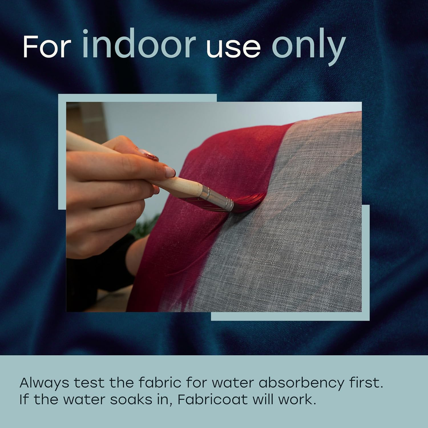 Fabricoat Fabric Paint &ndash; Restore or Change the Colour of Any Fabric - Paint Directly onto Fabric - Transform Anything &ndash; Sofas, Lampshades, Car Interiors (250Ml, Dark Grey) image number 7