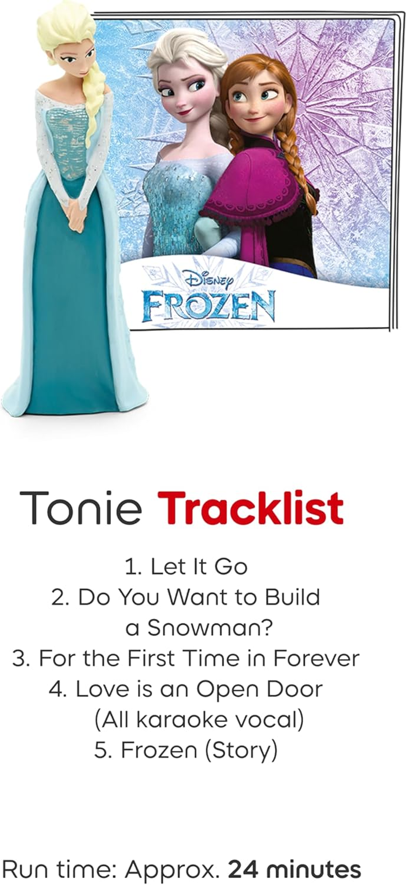 Tonies Elsa Figurine from Disney'S Frozen - Includes 1 Story and 4 Songs for Toniebox Screen-Free Audio Player - Ages 3 and Up image number 4