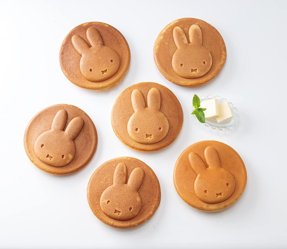 Skater ALHOC1-A Pancake Maker, Fun for Parents and Children, Direct Fire, Aluminum, Miffy Easy Care image number 2