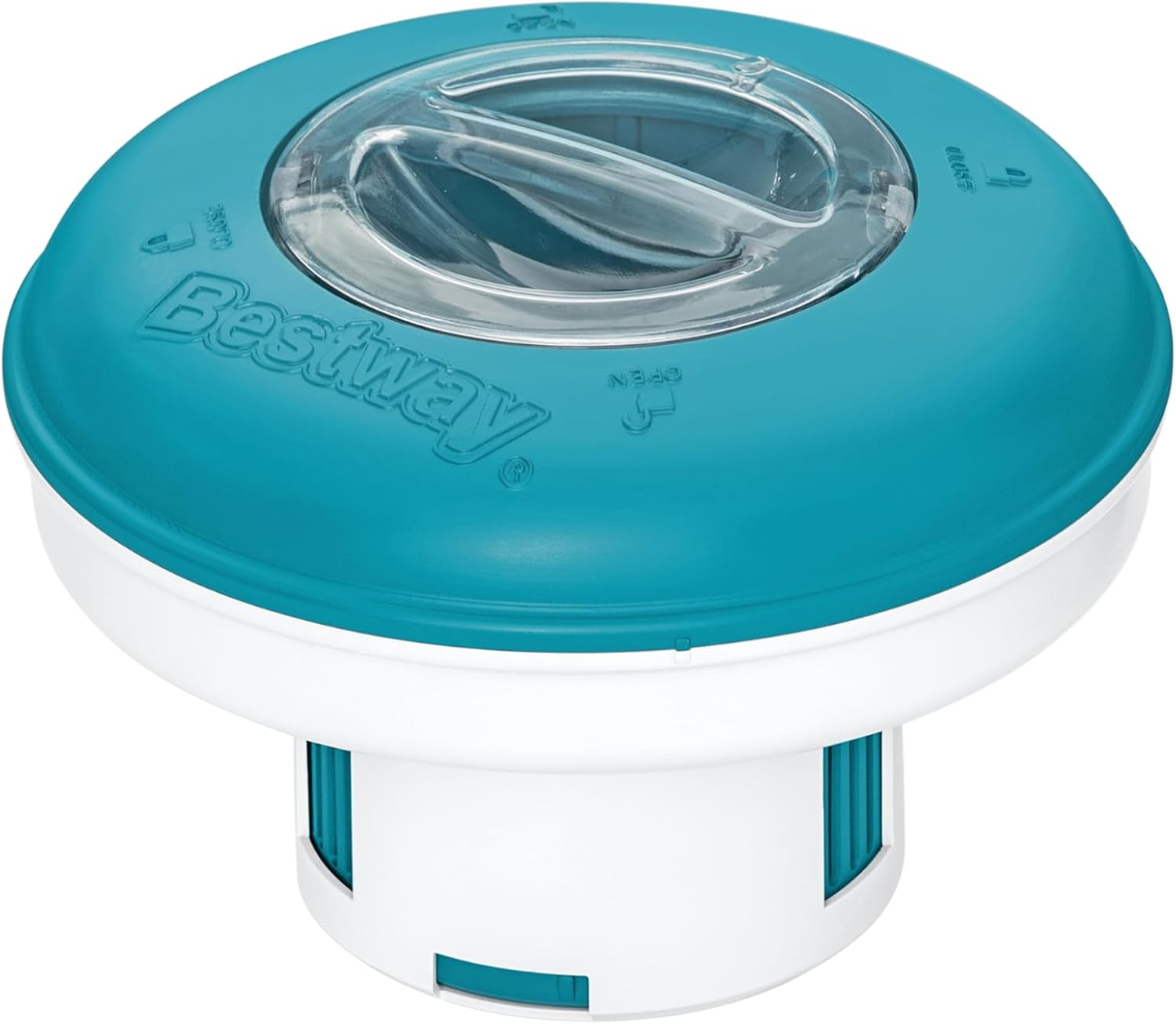 Bestway | Floating Pool Chemical Dispenser, Chlorine Tablet Dispenser for Swimming Pool, Teal