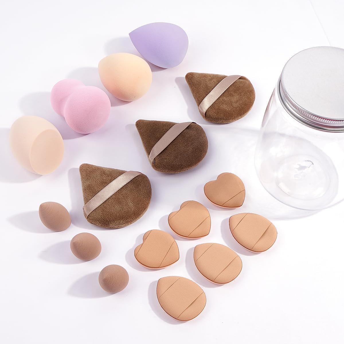 MAANGE Makeup Brush Set, 51 Pcs Makeup Tool Set Premium Synthetic Foundation Powder Makeup Brushes (Pink) - Pink image number 3