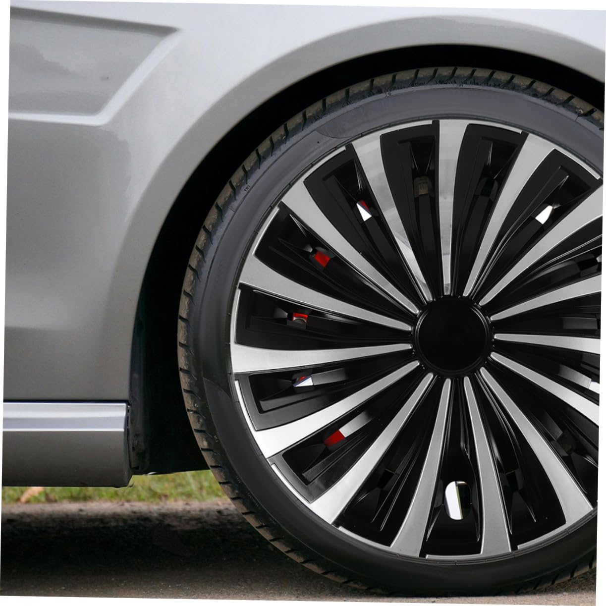 ZUNOXAZ Car Hubcap Wheel Rim Protector Plastic Wheel Rim Cover for Vehicle Hubcaps image number 4