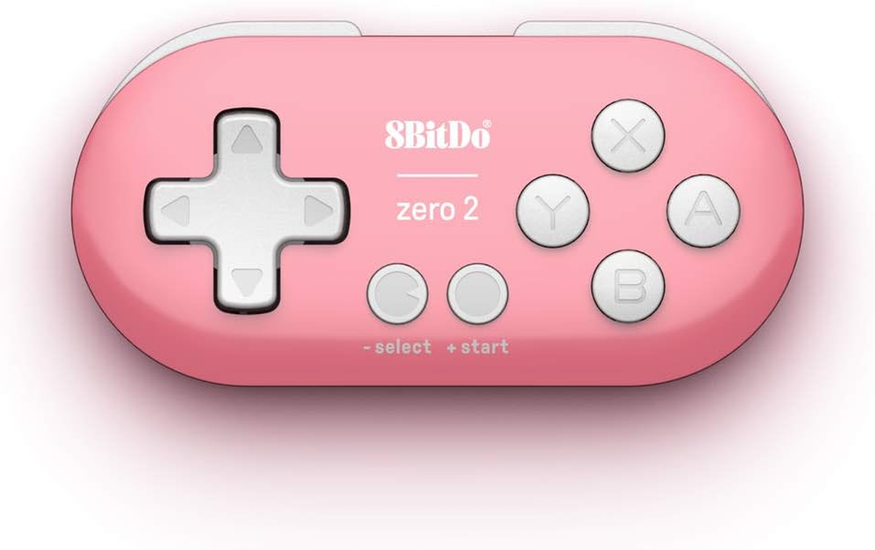 8Bitdo Zero 2 Bluetooth Gamepad (Pink Edition)