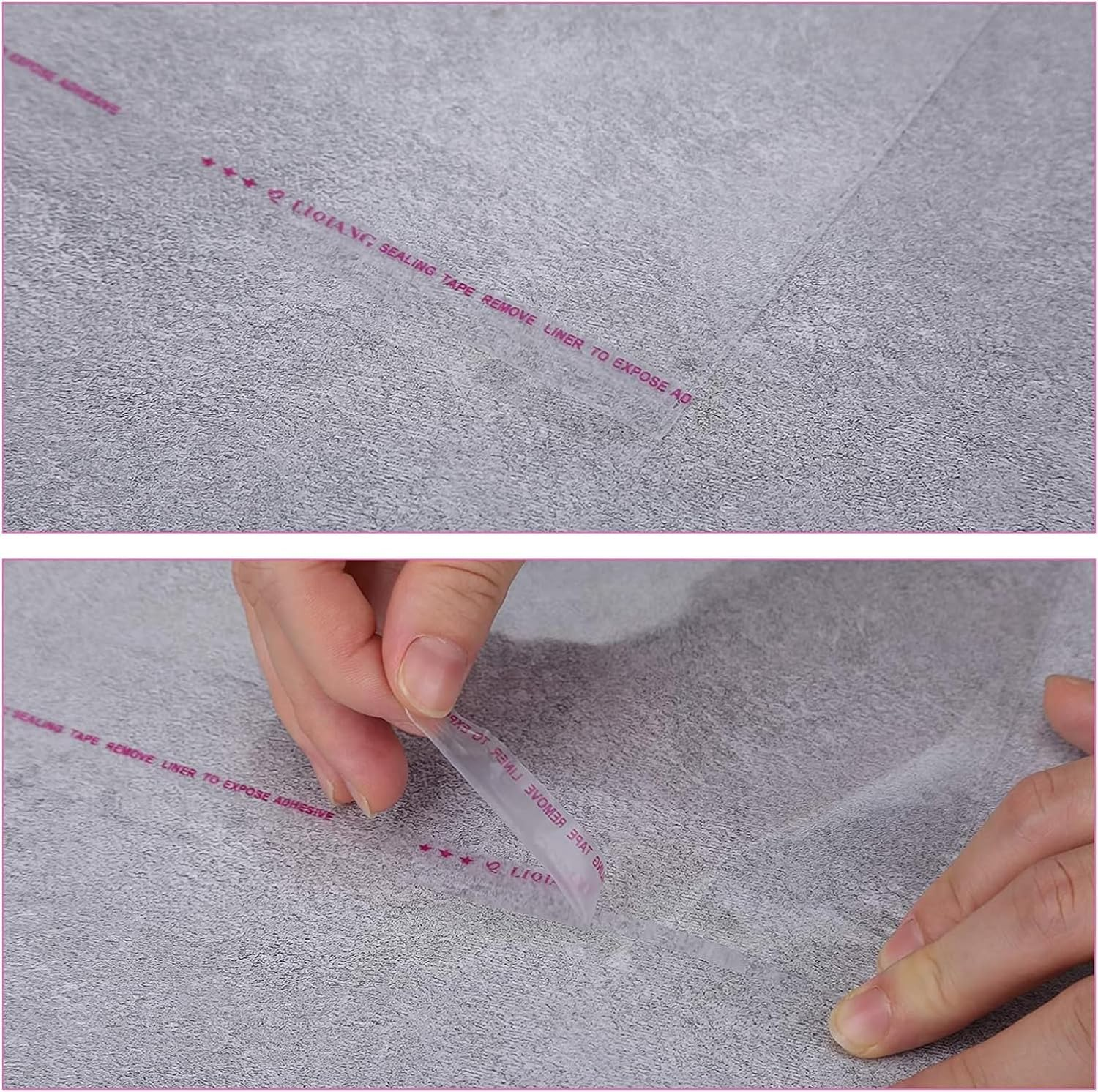 Bukamkom 100Pcs 12X16&rdquo;(30X41Cm) Clear Poly Mail Bags Self-Sealing for Cello Bags Great for Clothes T-Shirts Pants Party Wedding Packaging Bags image number 4