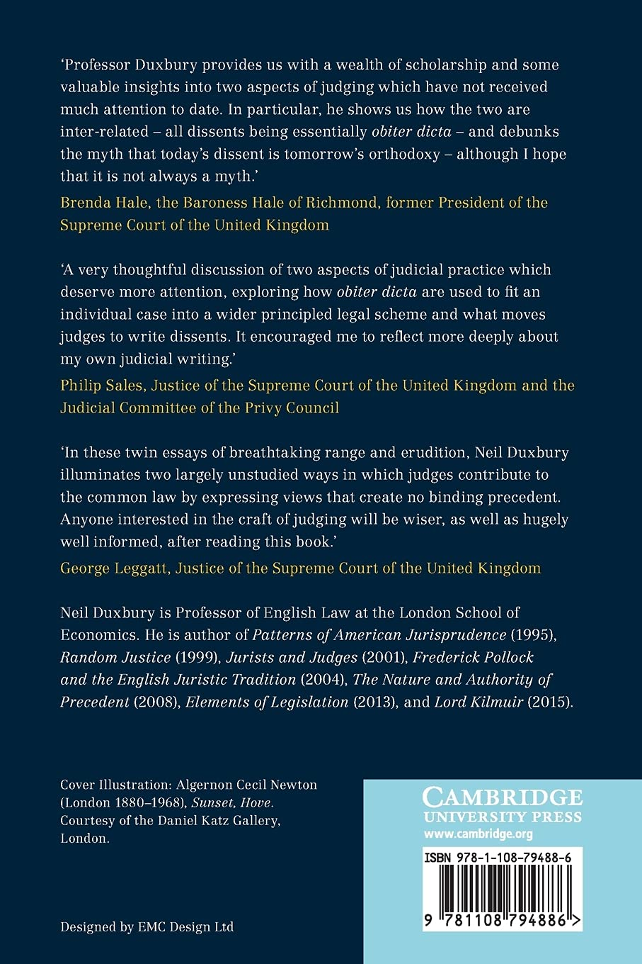 Cambridge the Intricacies of Dicta and Dissent Book - Paperback - 12 August 2021