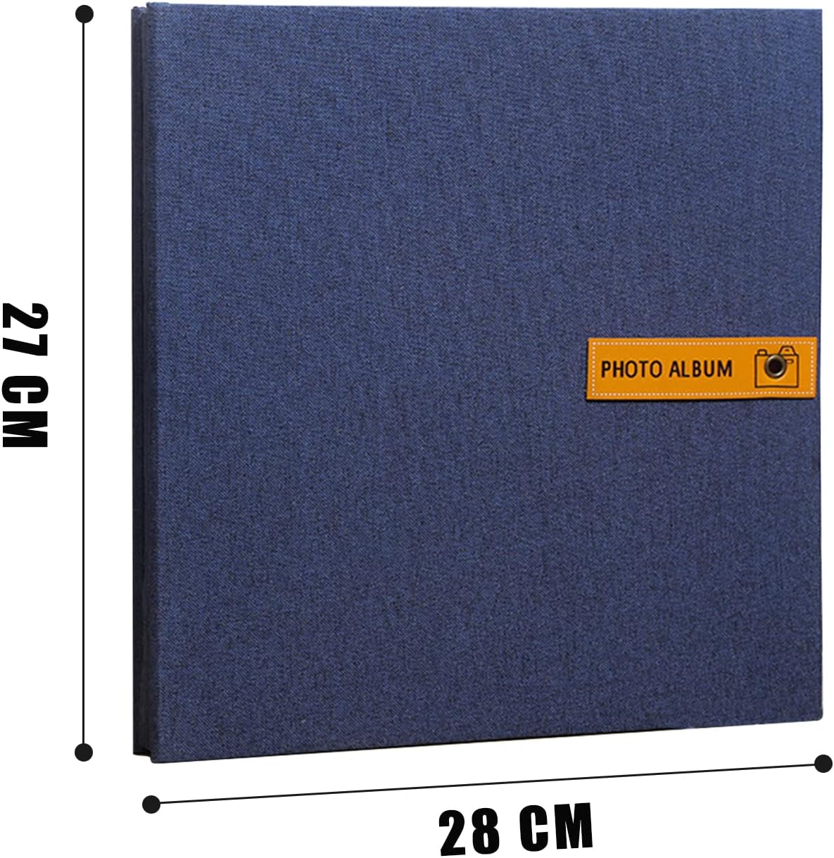 60 Pages Large Photo Album Self Adhesive 4&times;6 5&times;7 8&times;10 Inch Pictures DIY Scrapbook Magnetic Album for Family Wedding with Metal Pen, Blue&hellip; image number 6