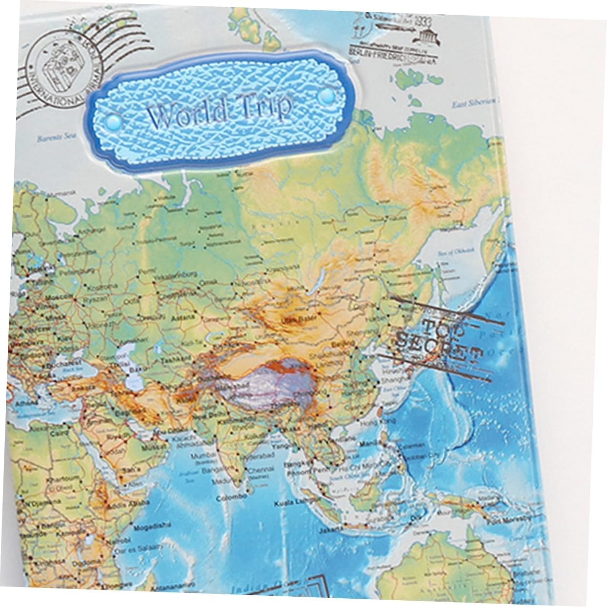 3Pcs Passport Holder Leather Pocket Protector Passport Case Bus Pass Wallet Passport Book Holder Protective Sleeves Id Card Holder Travel Document Case Protective Skin Documents image number 6