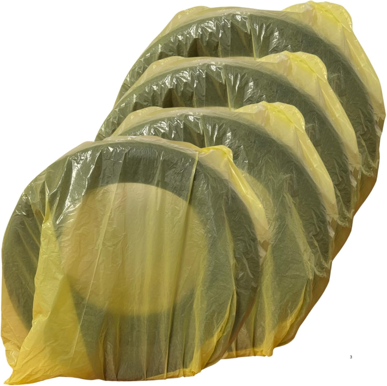 Set of 10 Tyre Bags, Protective Covers, Yellow Wheel Covers, Tyre Protective Cover, Tear-Resistant and Stable Tyre Storage, Tyre Bags up to 20 Inches, Tyre Bag, Tyre Bag Setm