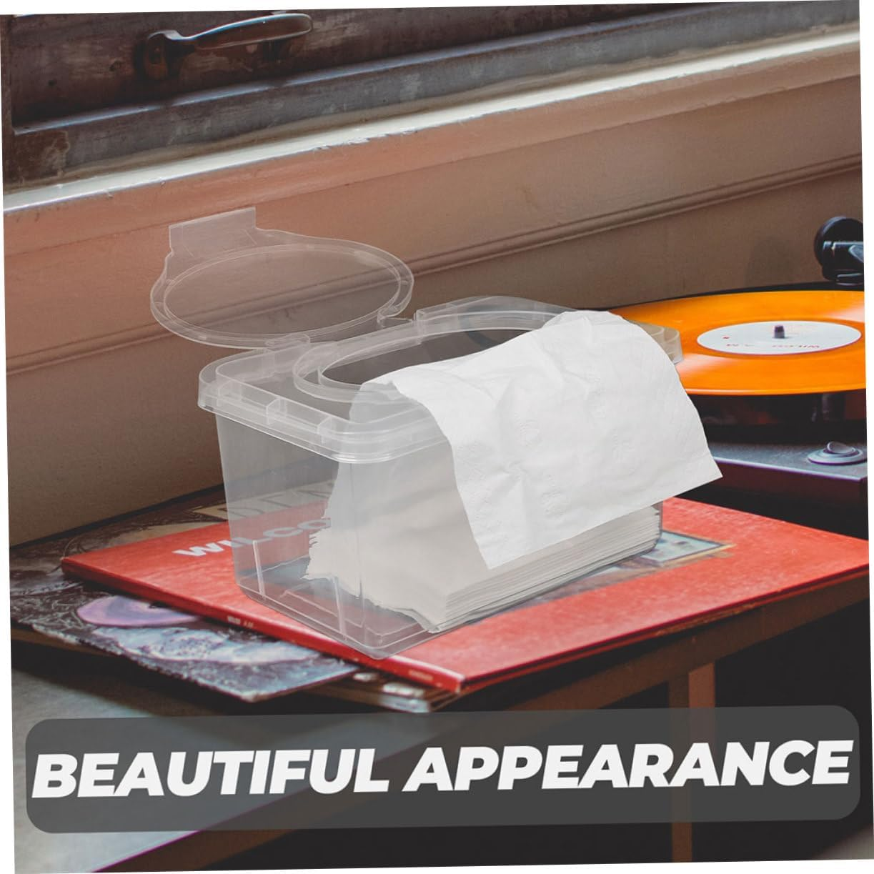 LABRIMP Refillable Wipes Tub Dispenser Reusable Wipes Case for Baby Diaper Holder