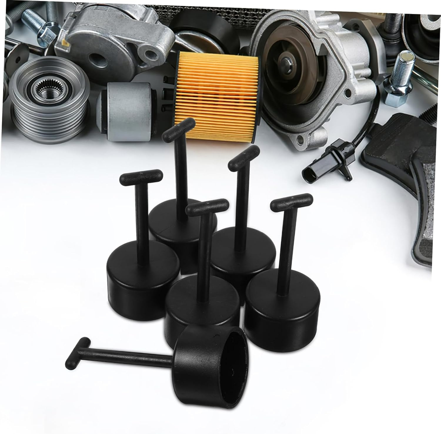 YOSADIER 6Pcs Shape Wrench Tool for Light Fixture Shade Replacement Lamp Holder Socket Tool for Home Automotive and Mechanical Repairs image number 1