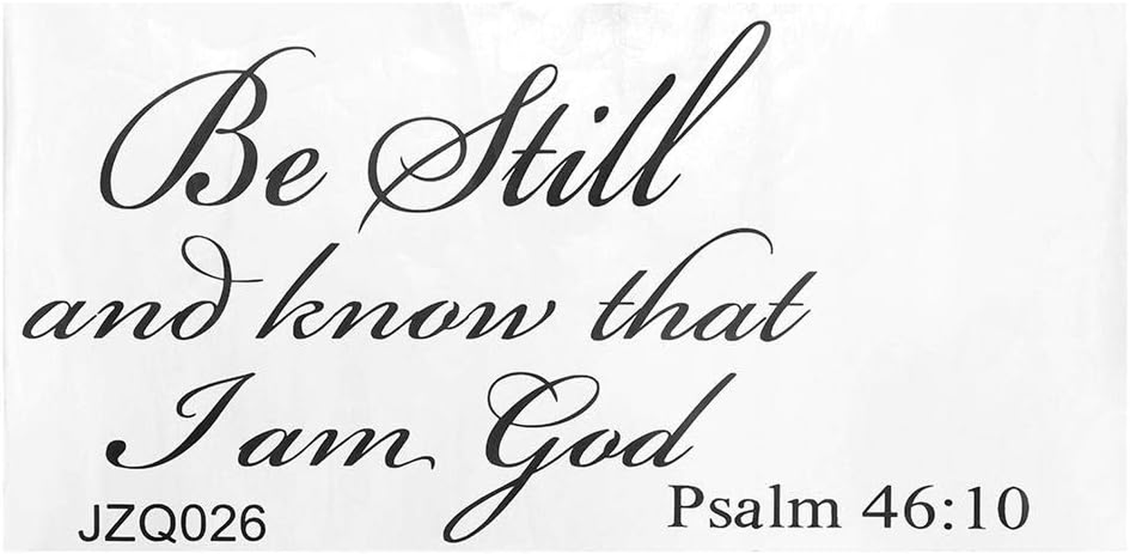 Bible Sticker of Bible Verse Wall Decals Christian Quote Wall Art Stickers Religious Decor Christian Wall Art Quote Lettering image number 1