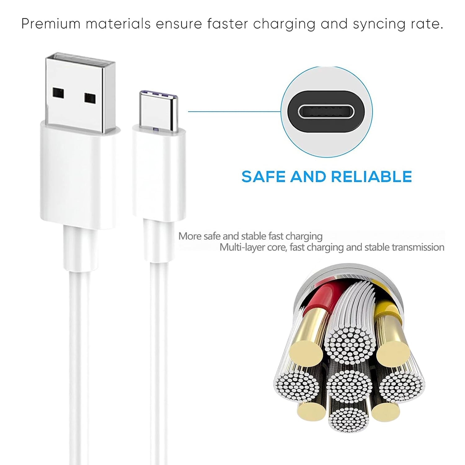 White 10FT Wall Charger for Kindle (2019, 2020, 2021, 2022 Release, 9Th, 10Th, 11Th, 12Th Generation) Kids Pro Plus, Paperwhite Signature Edition Ereaders, Moto Z3,LG G7,Galaxy A8 USB C Charging Cable