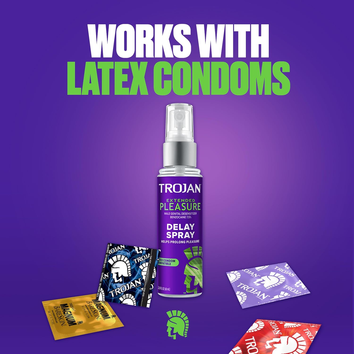Trojan Extended Pleasure Delay Spray for Men, 2.0 Fl Oz. image number 2