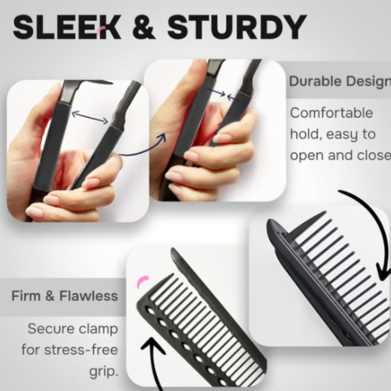 Thick Hair Straightening Comb | Long Thick Hair Straightening Comb V Type - Wet Dry Hairdressing Anti-Frizz Tool for Home Salon Hotel Dorm Long Trips