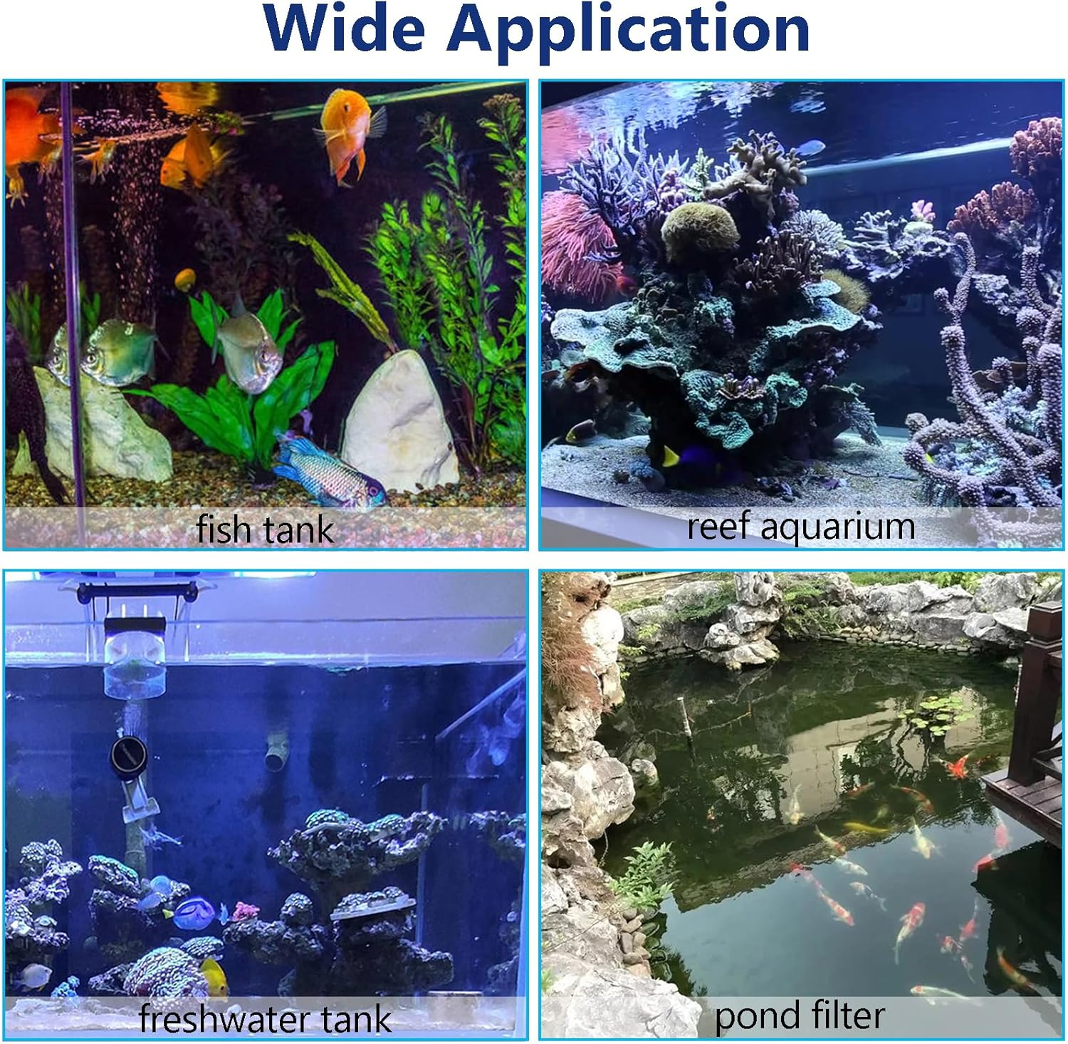 Acbbmns 8D Aquarium Filter Cotton, 1-Pack 40 X 120 X 2Cm Fish Tank Filter Cotton 8-Layer High Density Aquarium Biochemical Filter Sponge Super Filter Effect image number 3