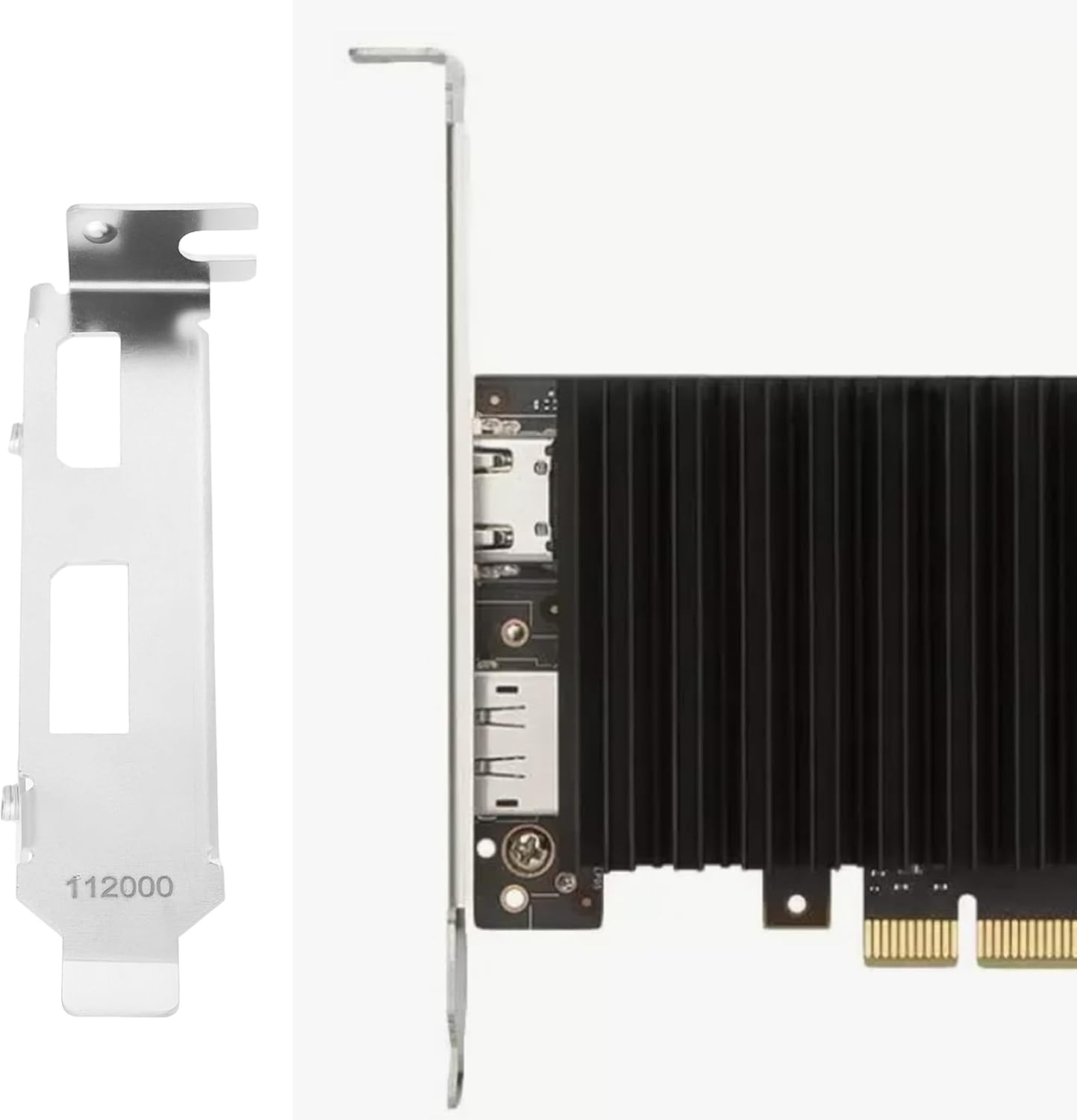 LT Easiyl Computer Half Height Graphics Card Bracket DP+HDMI Barrier Compatible with MSI GT 1030 2GB LP OC image number 2