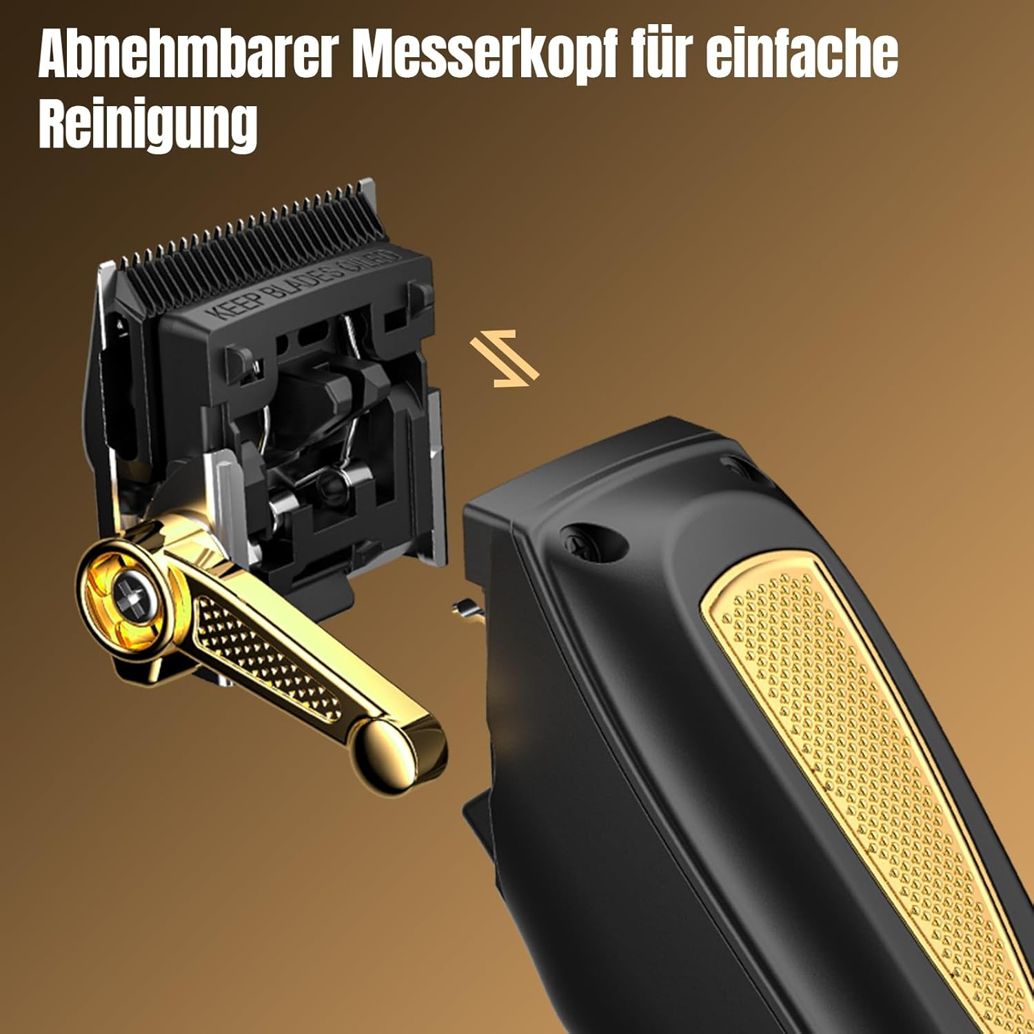 Suttik Professional 3-In-1 Hair Trimmer and Trimmer Set Men'S Electric Shaver Razor Beard Trimmer Rechargeable Barber Scissors Hair Cutting Set Gifts for Him for Hairdressers image number 6