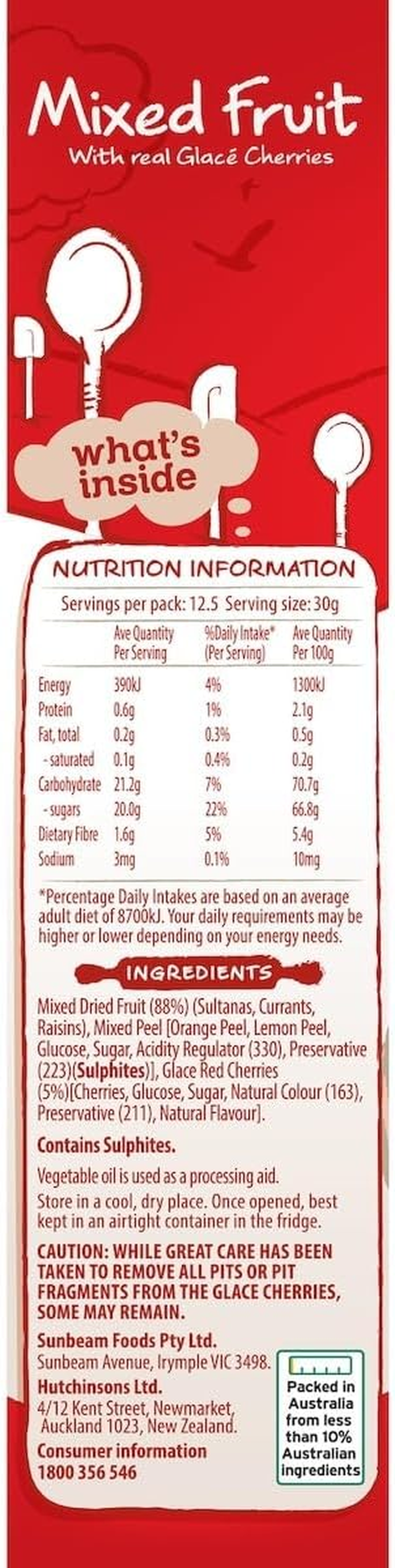 Mixed Fruit 375 G, Sunbeam image number 5