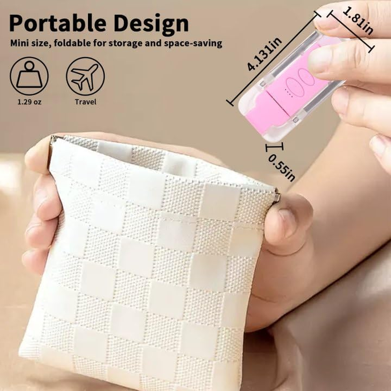 Bsdgeclogy Clip on Book Light, USB Rechargeable Reading Light with 3 Color Modes, 5 Brightness Levels, Flexible Clamp Arm for Bed and Travel(Pink, Clip On) - Blue image number 3