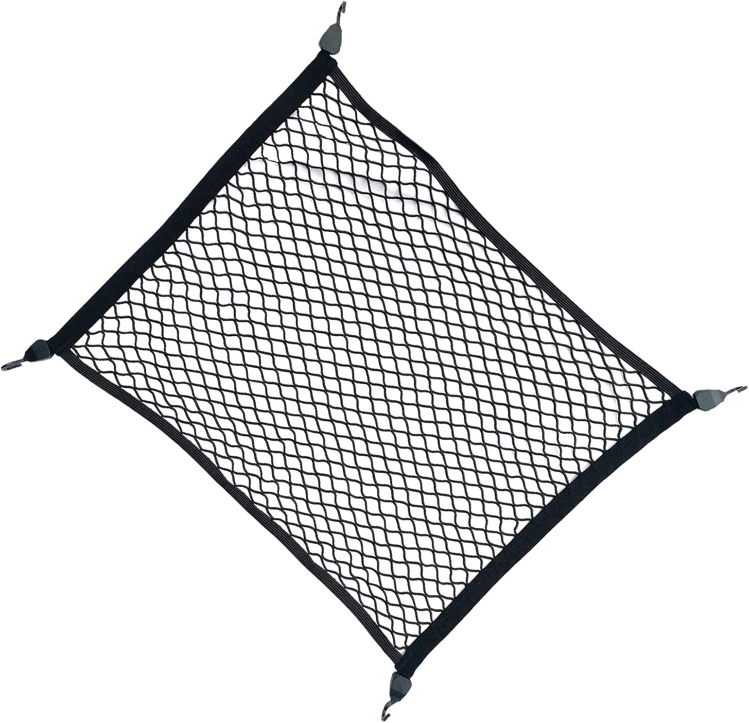 Cargo Net - 60X70Cm Car Boot Net | Automobile Trunk Mesh Organizer Netting | High Elasticity, Space-Saving, Wear Resistant, Automobile Organization for Travel, Camping Gear, and Daily Car Use image number 1