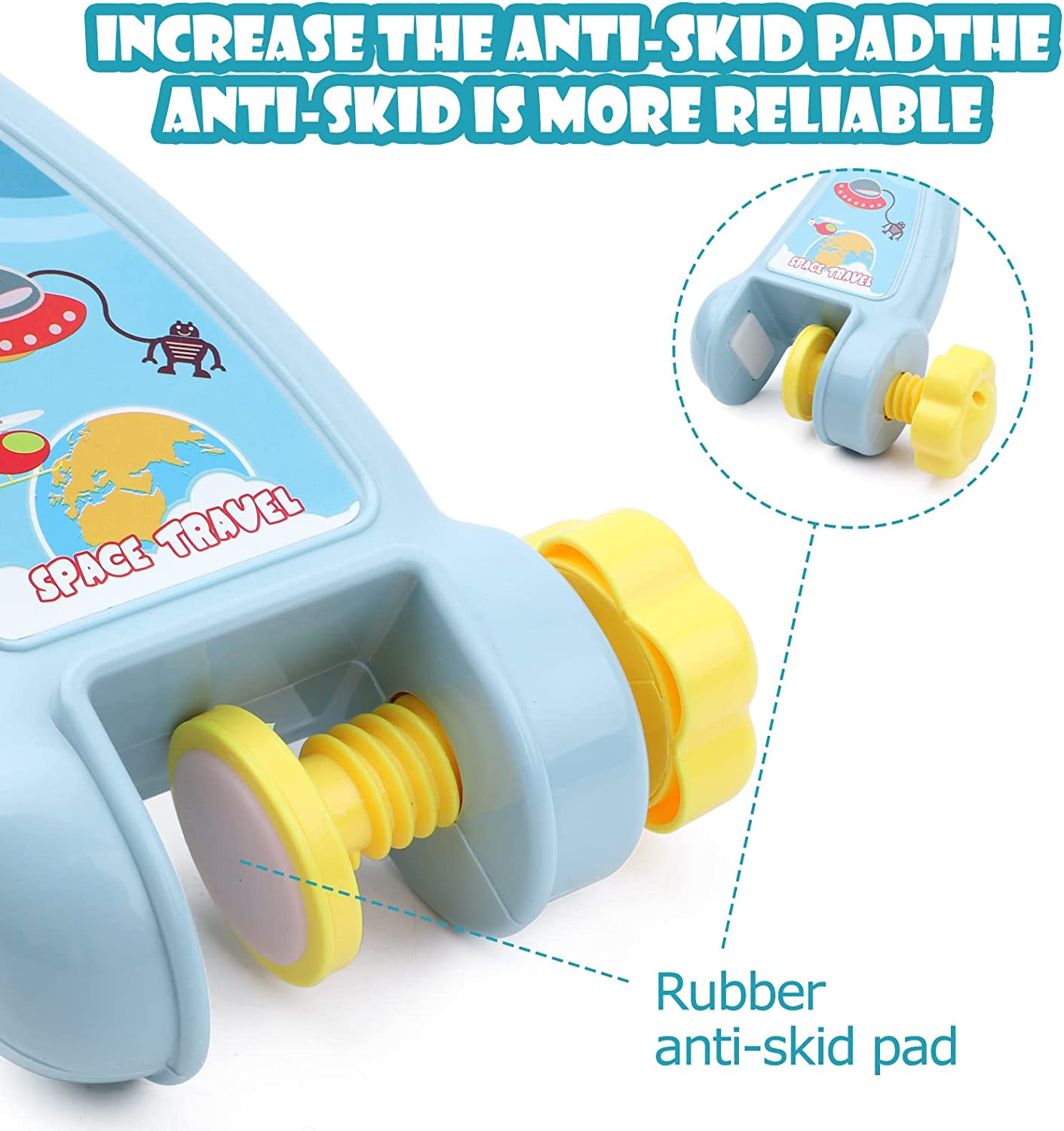 Baby Musical Crib Mobile,Crib Mobile Arm Holder with Night Lights and Relaxing Music Hanging Rotating Animals Rattles Toys Stars Projection Remote Control for Boy Girl Newborn image number 3