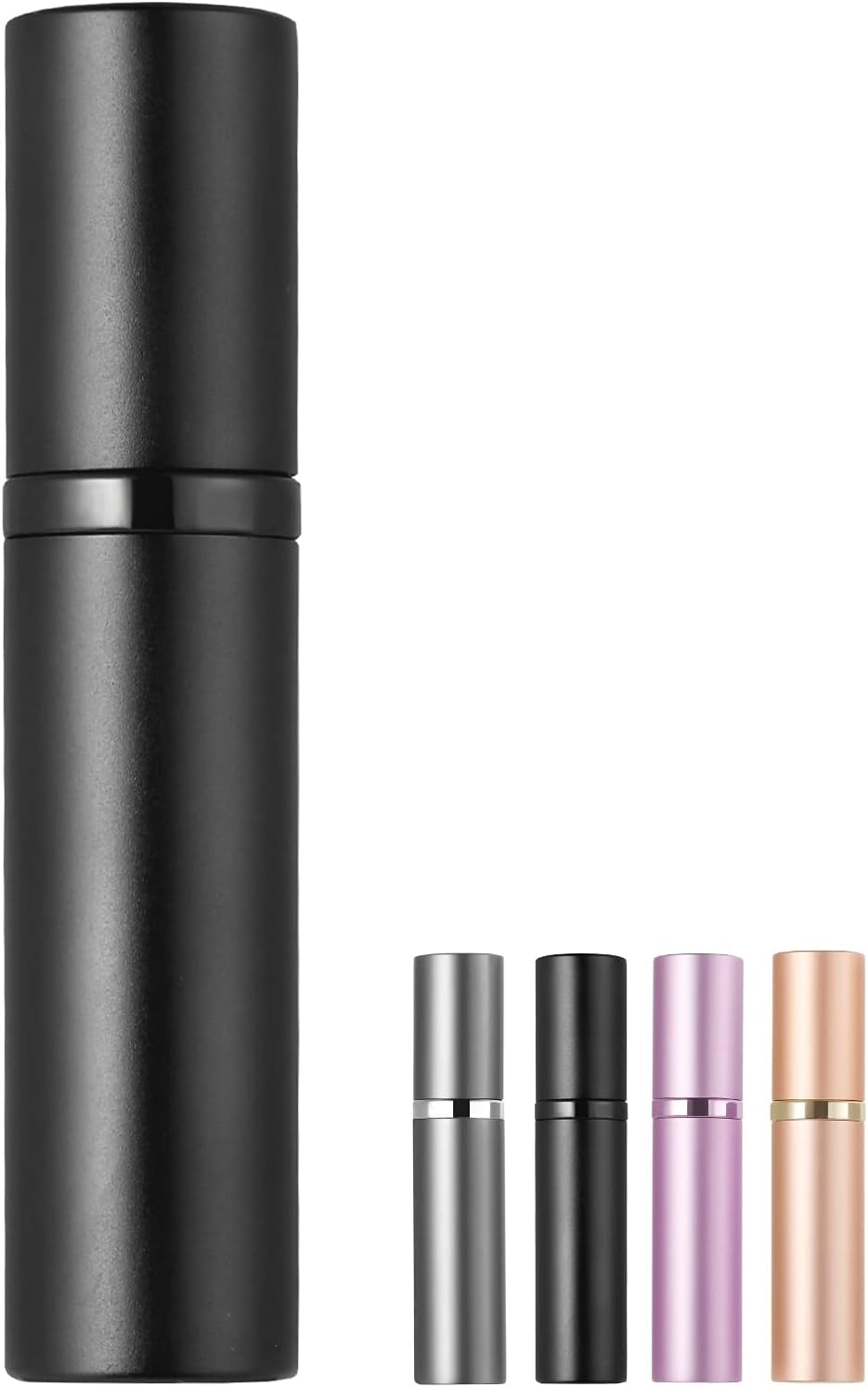 BRARIOS Perfume Atomiser, Refillable, Empty Travel Perfume Atomiser, 5 Ml Mini Portable Spray Bottle, Pocket Atomiser for on the Go (J-Blue)