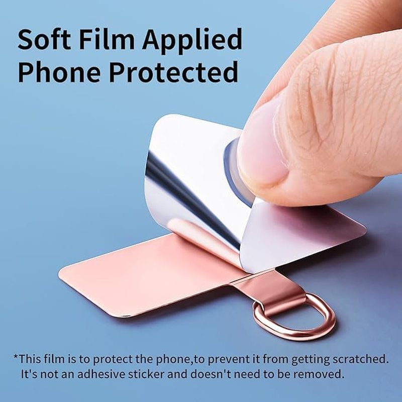 Oiltomn Metal Phone Tether Tab for Iphone, Cell Phone Lanyard Patch, Phone Strap Replacement Part for All Full Phone Cases image number 6