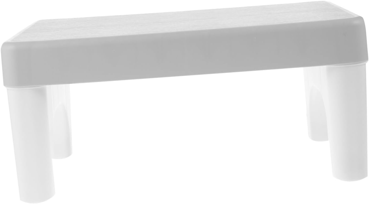 EXAOMBLE Bathroom Stool Step Stool for Boys and Girls Adults Foot Toilet Cubicle Legs Easy to Carry Space-Saving image number 6