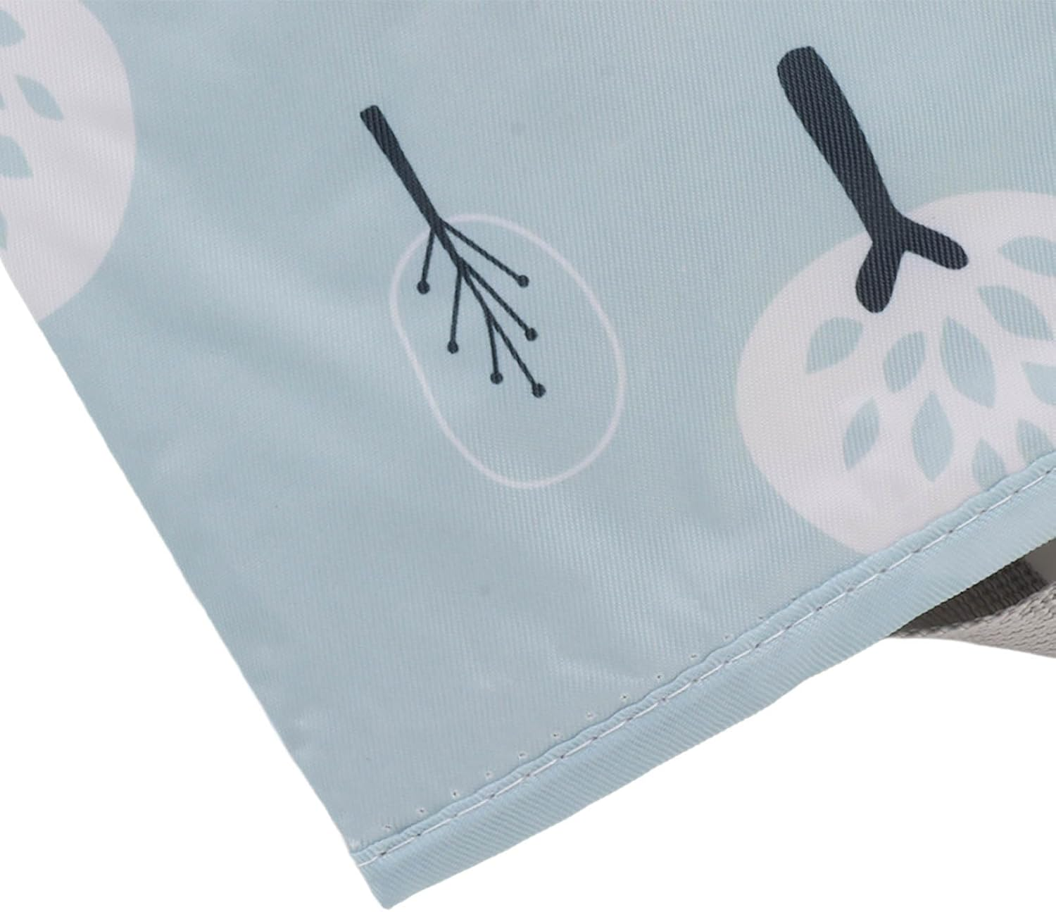 Collapsible Water Bucket, Lightweight Large Capacity Portable Foot Bath Bucket Ergonomic Handle for Travel (Blue Small Tree) image number 4