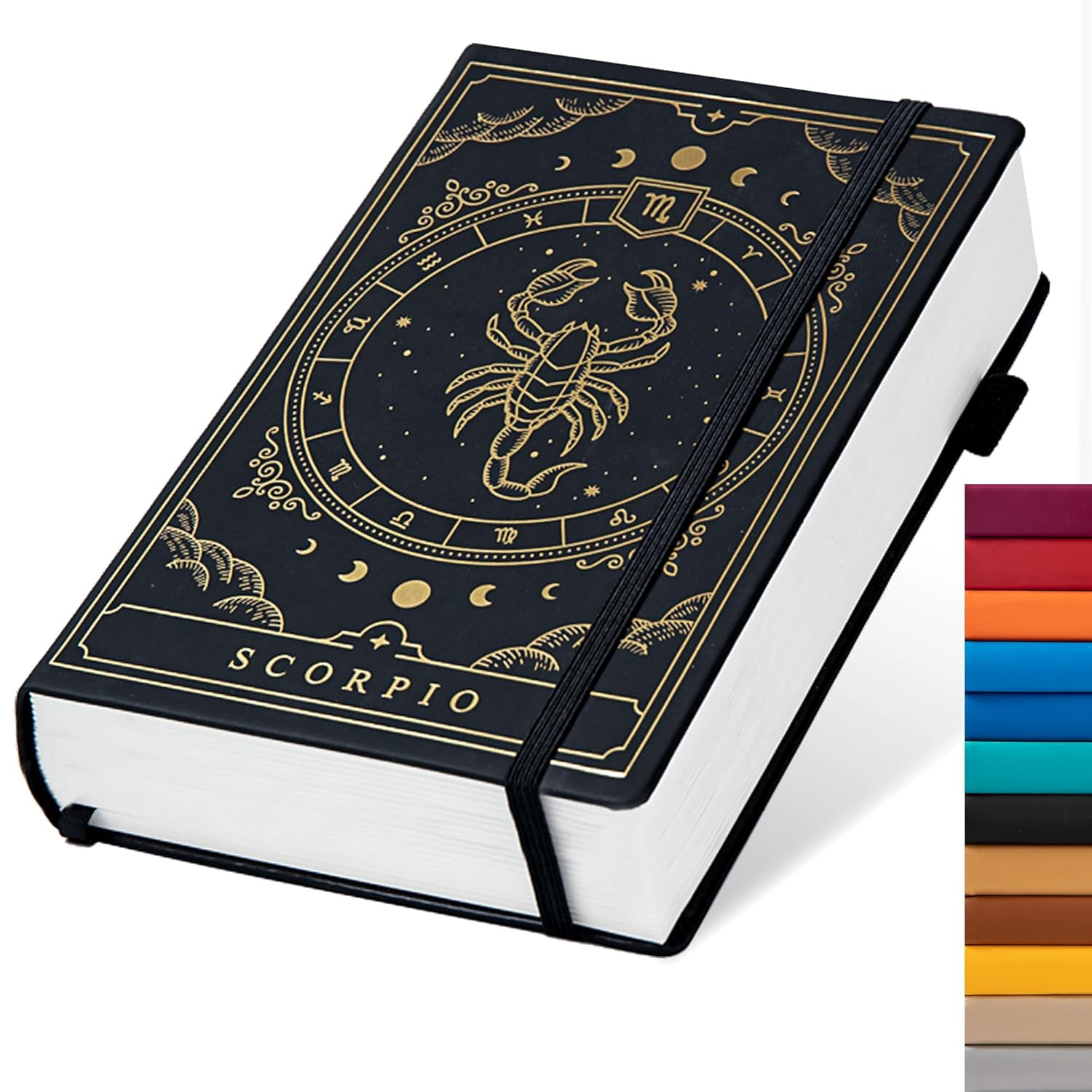 Constellations A5 Dotted Hardcover Journal Notebook, 100Gsm 400Pages Writing Paper, Bullet Organizers Notebook for Women, Men, Teens (Scorpio) image number 6