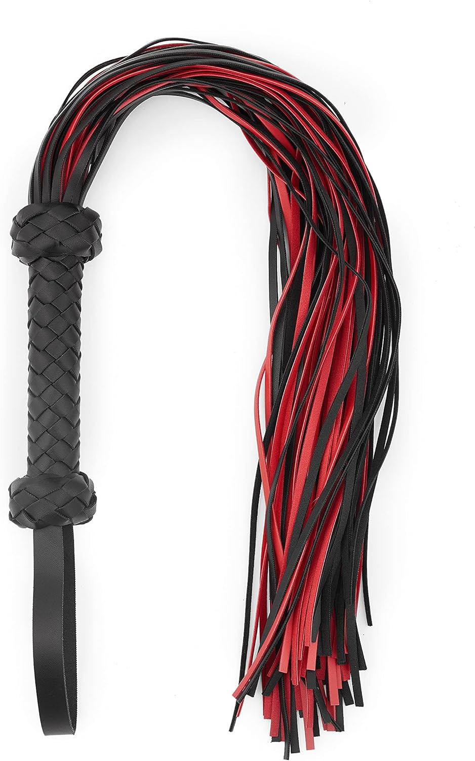 Whip Horse Red Leather 30" - Equestrian Horse Whip - Riding Horse Whip image number 3