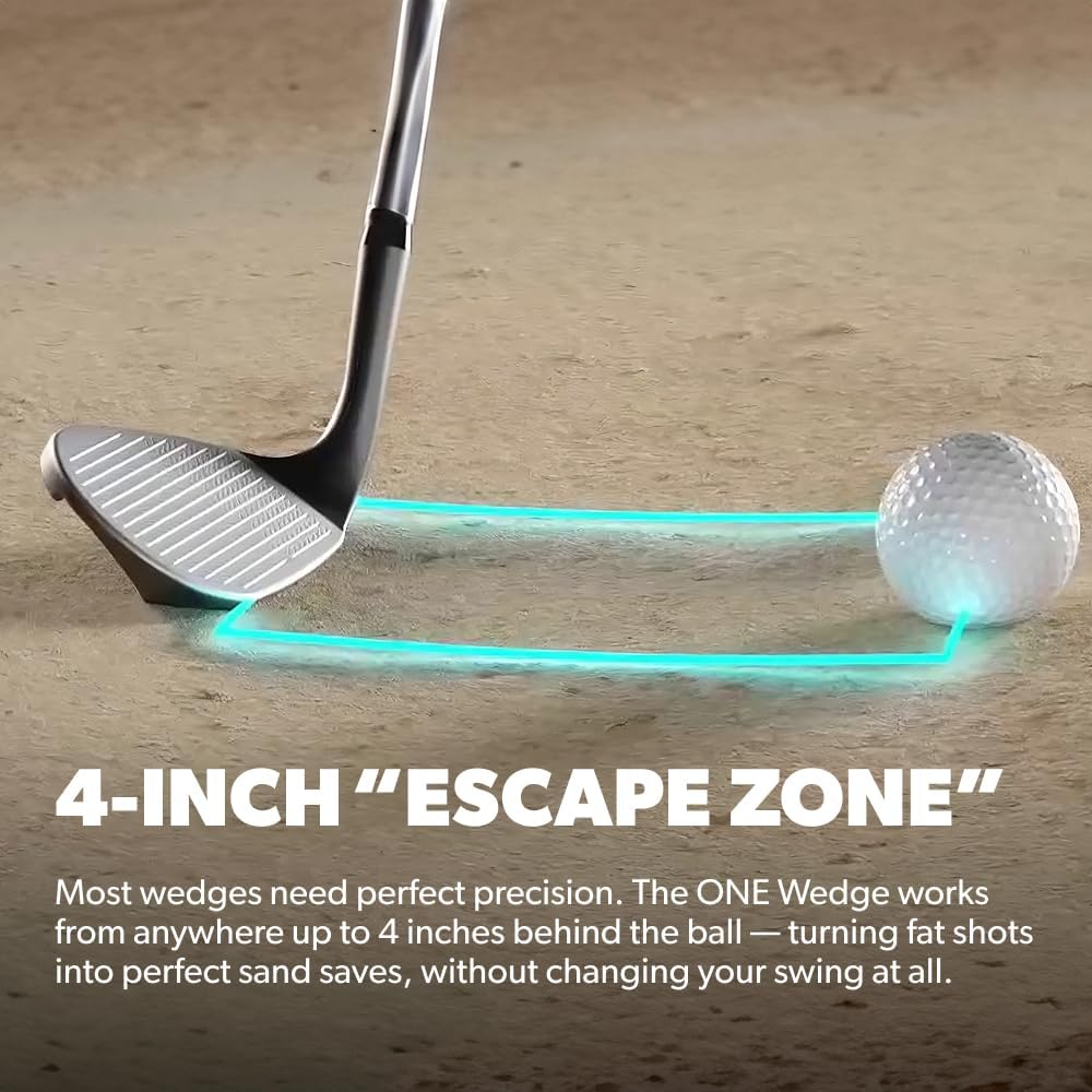 Performance Golf ONE Wedge | Accelerates the Club through Any Lie | Solid Shots | No Chunking | Gets You on the Green in One Shot image number 3
